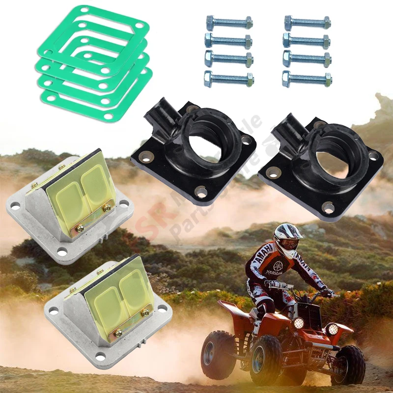 

REED VALVE & CARBURETOR JOINT & GASKET Kit,Fits Yamaha Banshee 350 YFZ350 87-06,P/N:2GU-13610-01-00 31K-13565-01-00,Quad parts