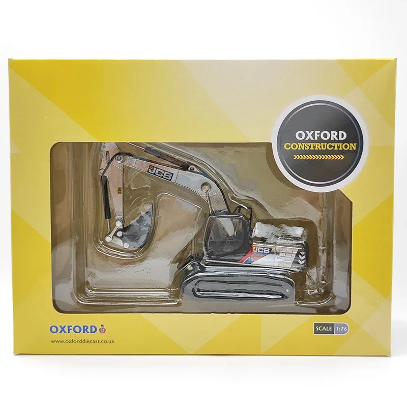 دييكاست 1:76 مقياس أكسفورد 76JS002 JCB JS220 آلة حفارة مجنزرة الهندسة سيارة سبيكة سيارة نموذج تحصيل لعبة هدية