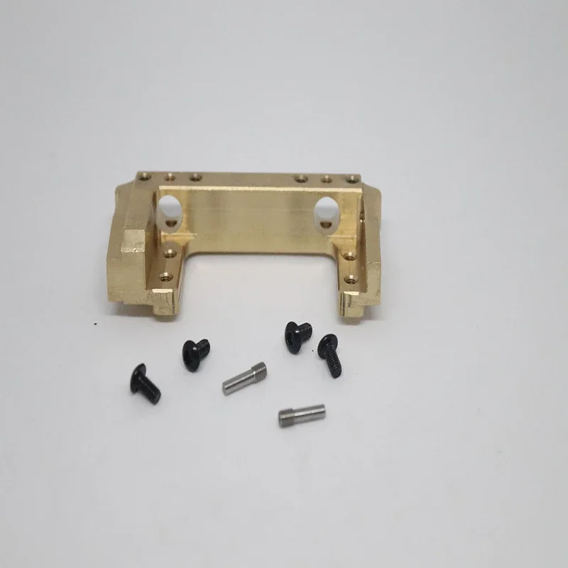 1PCS 85g Brass Front Bumper Mount Servo Stand for 1/10 RC Crawler Axial SCX10 II 90046 Upgrade Parts