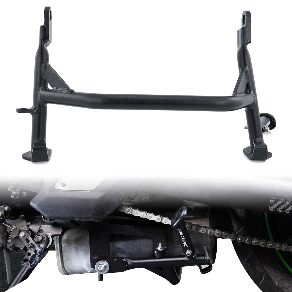 

For Kawasaki Vulcan S 650 2015-2024 Motorcycle Steel Parking Stand Mount Centerstand Center Kickstand Foot Main Stand Support