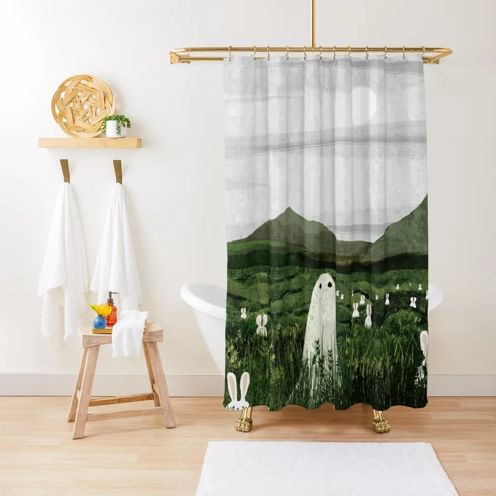 

White Rabbits Shower Curtain Funny Shower Waterproof Shower Elegant Bathroom Bathroom And Curtain