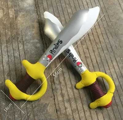 New Inflatable Children's Toys Inflatable Sword Inflatable Weapon Pirate Knife Activity Prop