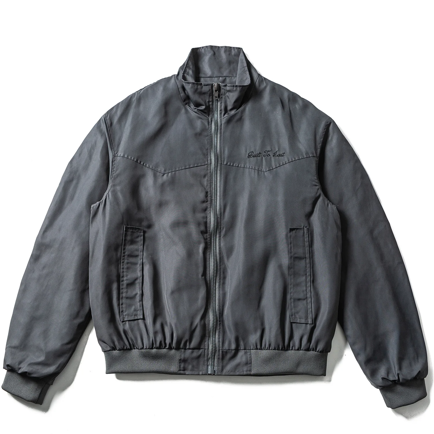 

Куртка в стиле Yama для улицы, городская куртка с вышивкой букв, унисекс, свободный крой, воротник-стойка, мотоциклетный пилотный бомбер