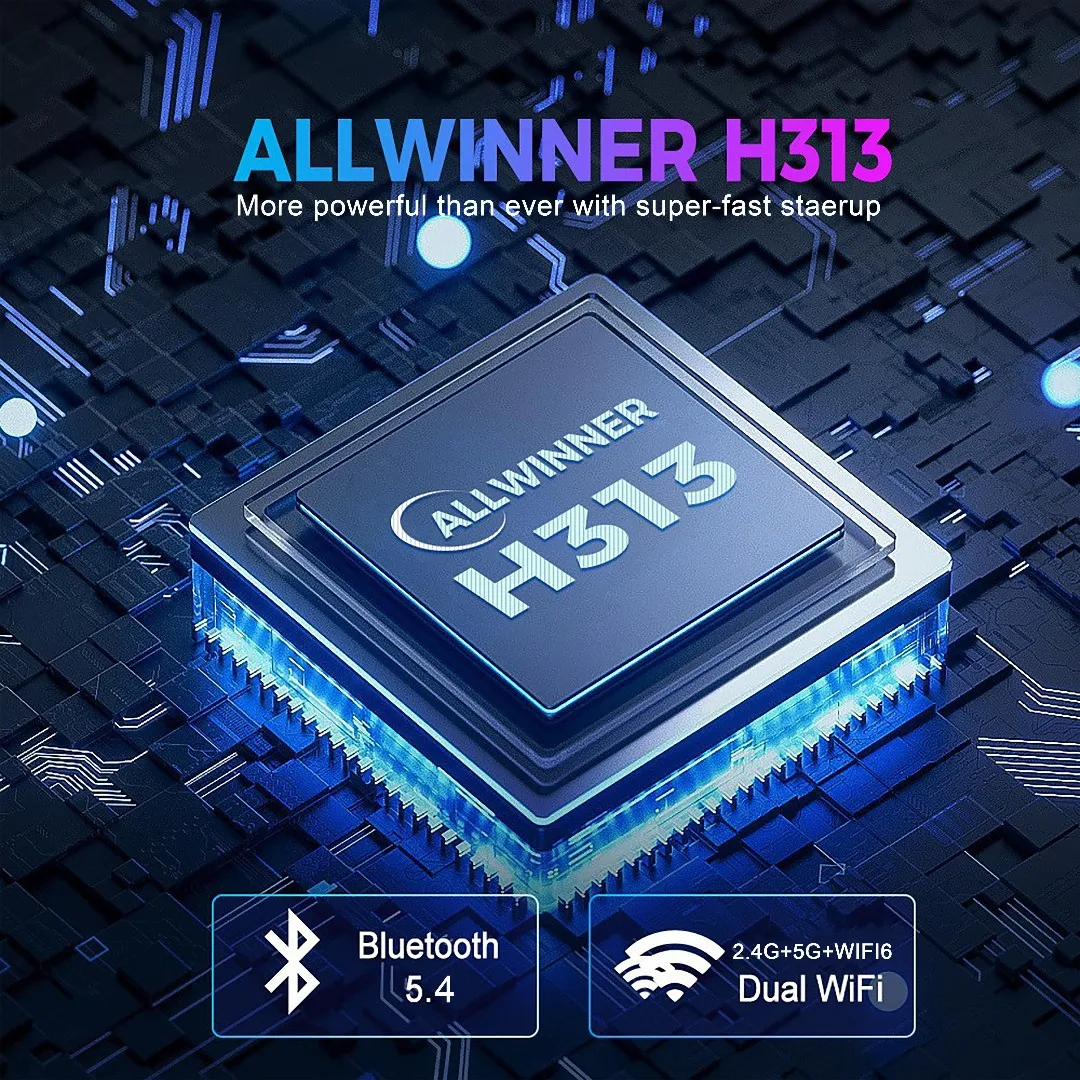 Image 3: Clé TV GPU Mali-G31 OFBY K9PRO Android 13, Quad-Core Allwinner H313 2 Go + 16 Go BT 5.0 Stick TV 4K