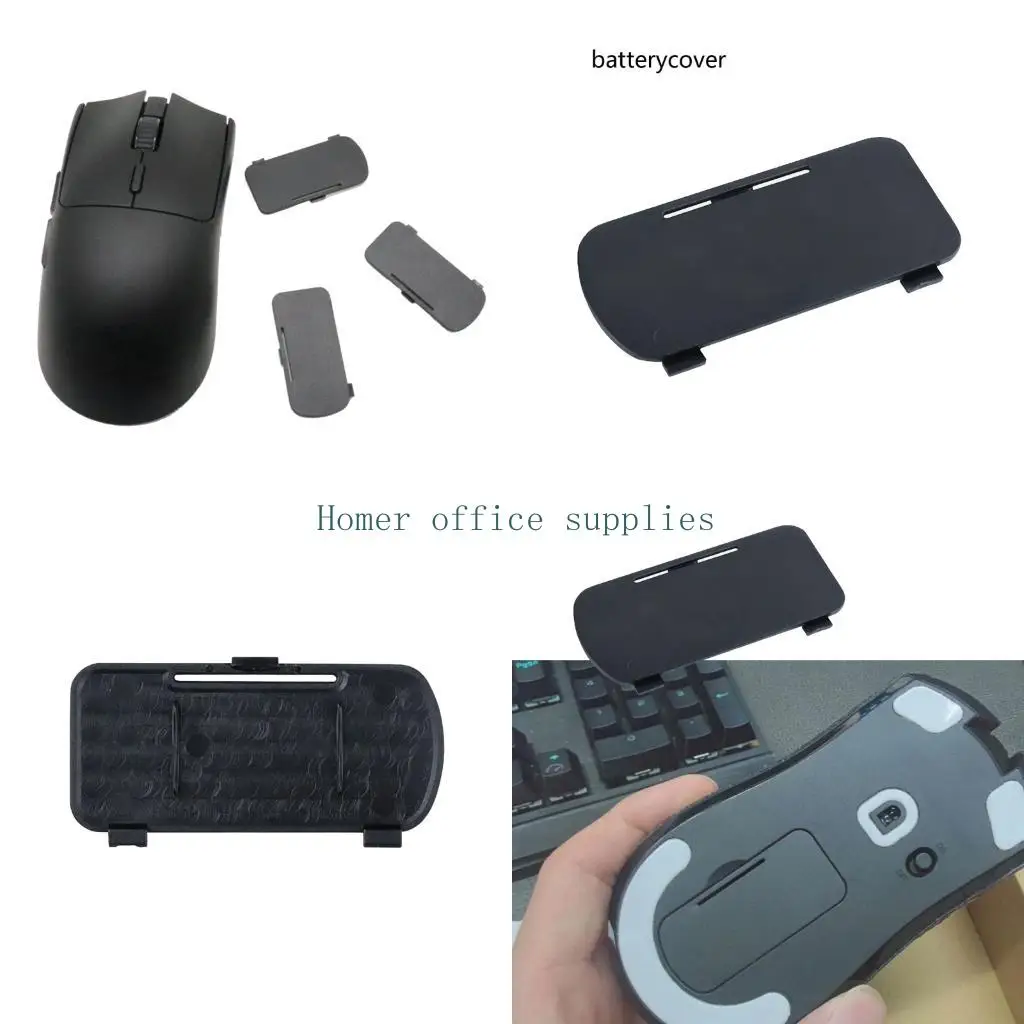 K43B Mouse Battery Cover Battery Case Mouse Case Shell for HyperSpeed Mouse Battery Case Replacement