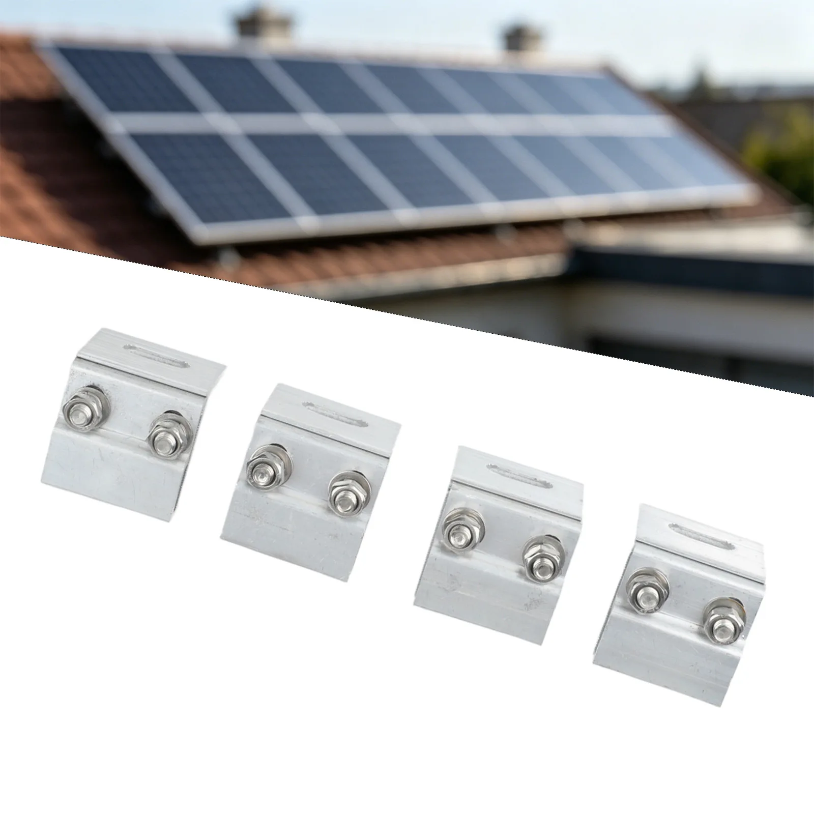 Aluminum Seam Clamp for Solar Mounting on Standing Seam Roofing Systems Designed for Photovoltaic Integration on Metal Surfaces