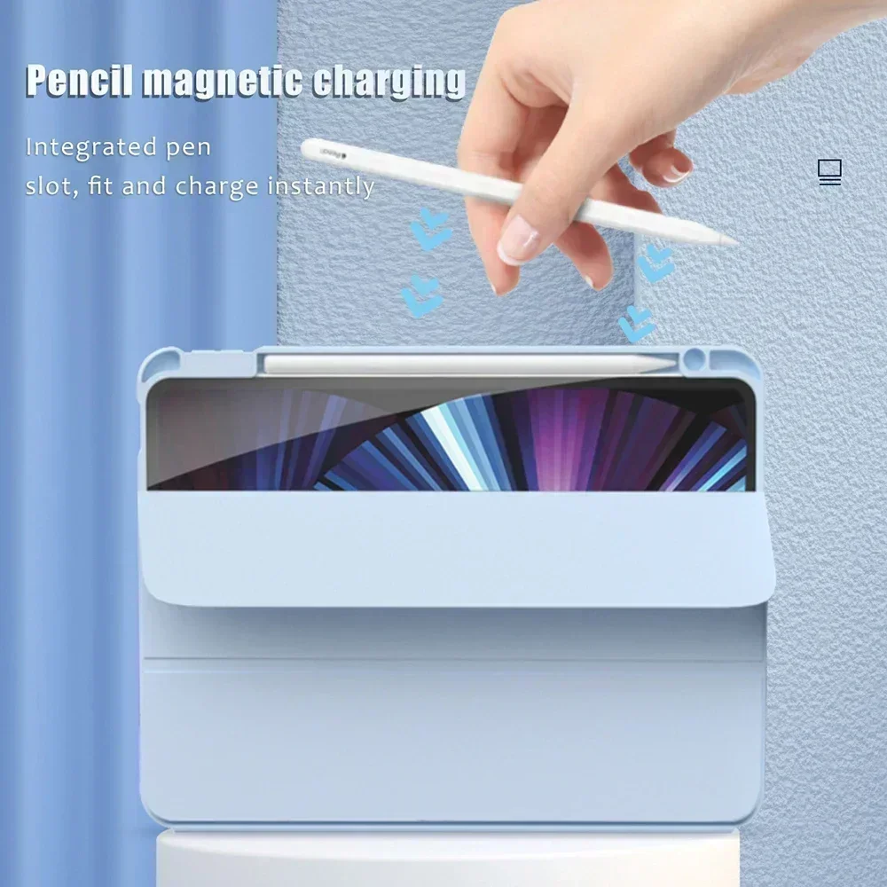 Étui à Crayons pour iPad Air 4, Air 5, 2022, Pro 11, 2021, 9e Génération, 10.2, 7, 8e, Mini 6, 9.7, 10.5