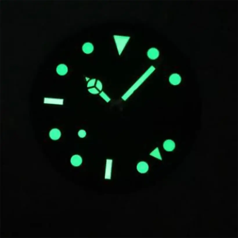 29 مللي متر NH34 الطلب GMT أربعة مؤشرات مضيئة ساعة بيضاء الطلب مناسبة لحركة NH34 الطلب العقيمة إصلاح أجزاء ساعة الملحقات