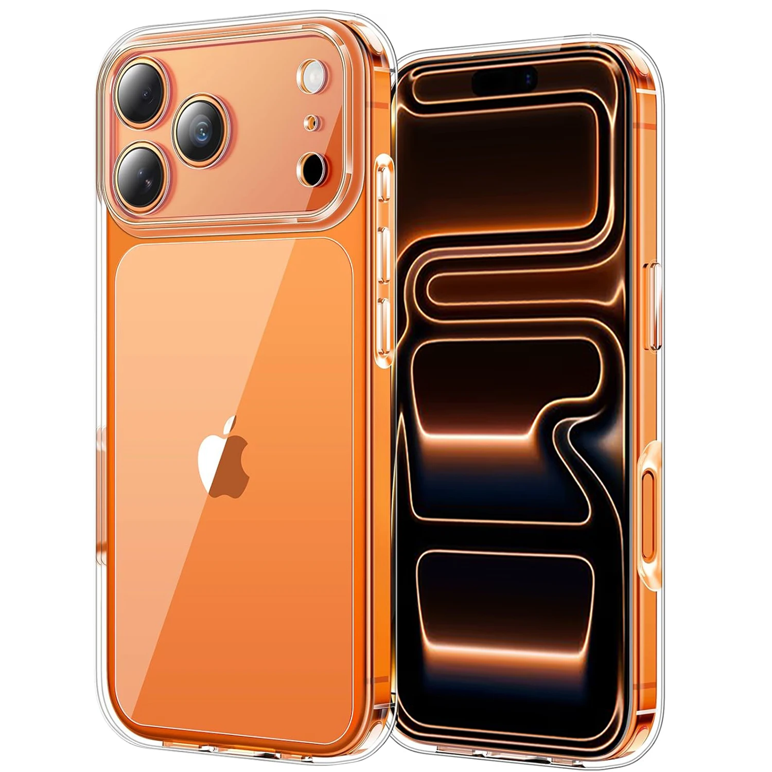 Ultradünne, klare, stoßfeste Handyhülle für iPhone 17 Pro Max 17 Air 16 15 11 13 12 Mini 14 Plus, transparente Silikon-Rückseite