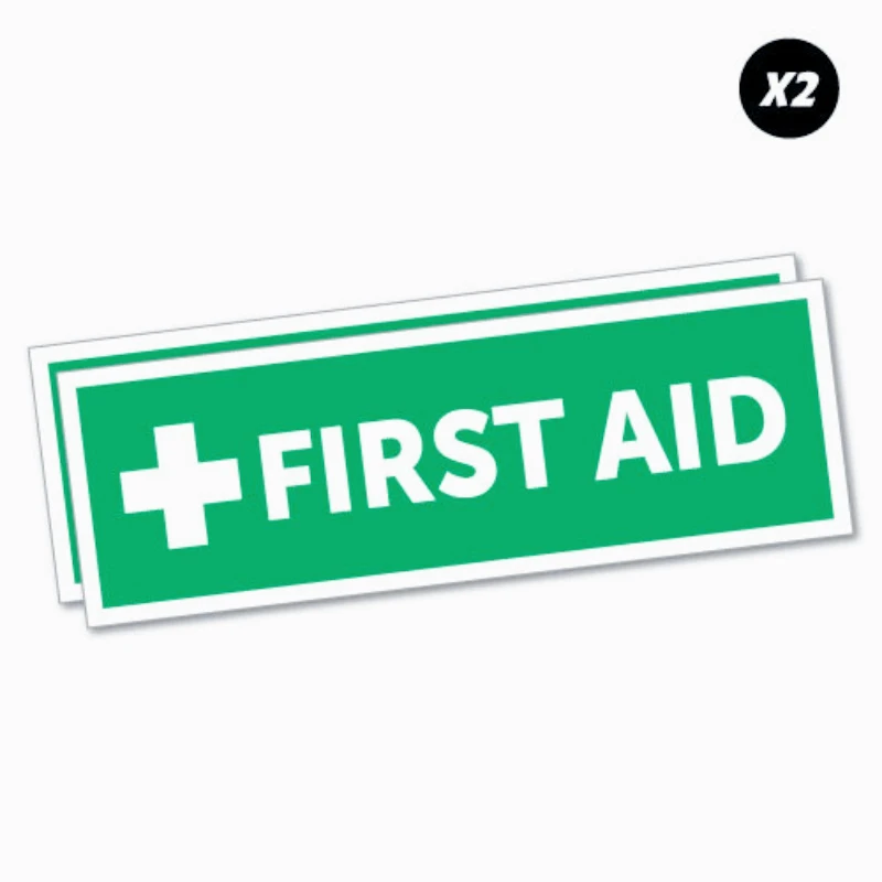 

Car decoration decals First Aid Sticker Decal Safety Sign Car Vinyl 15cm PVC KK