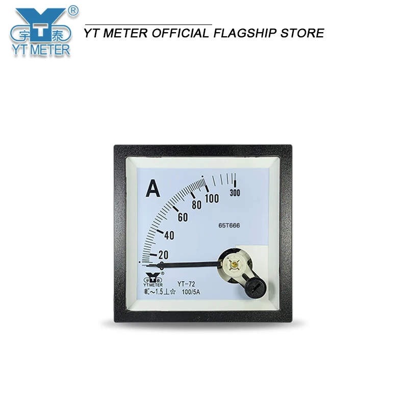 

CP72 Triple overload AC ammeter 30/50/75/100/200/5A pointer 3x buffer be72 dh