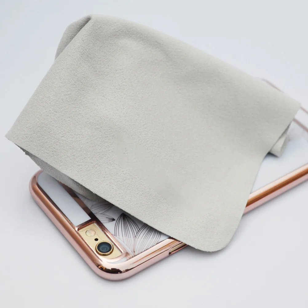 3Pcs Premium Microfiber Cleaning Cloth for Eyeglasses Phone Screens Watches Camera Lenses Dust Oil Smudge Removal Scratch Free