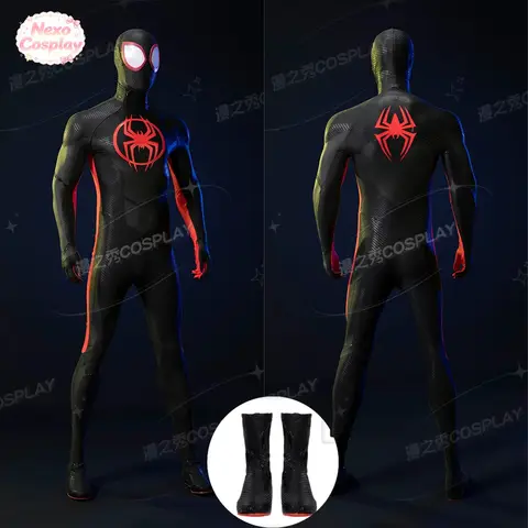 MR Miles Morales Cosplay Costume  Anime Party Uniform Hallowen Play Role Clothes Clothing NexoCosplay