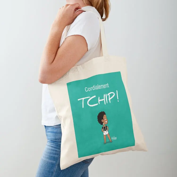 

Cordialement... TCHIP ! Tote Bag Handbags women canvas shopping bag sacs de shopping Beach bag