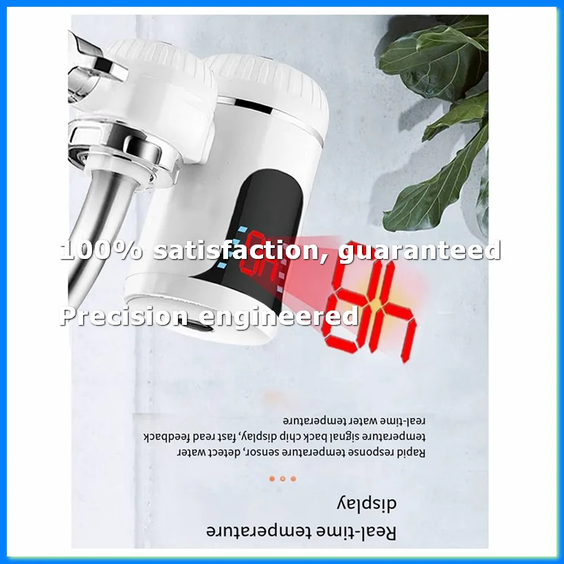 Easy Installation Fast Heating Mixing Faucet Instant Electric Water Heater Faucet Heater with Digital Display EU-Plug-A55K