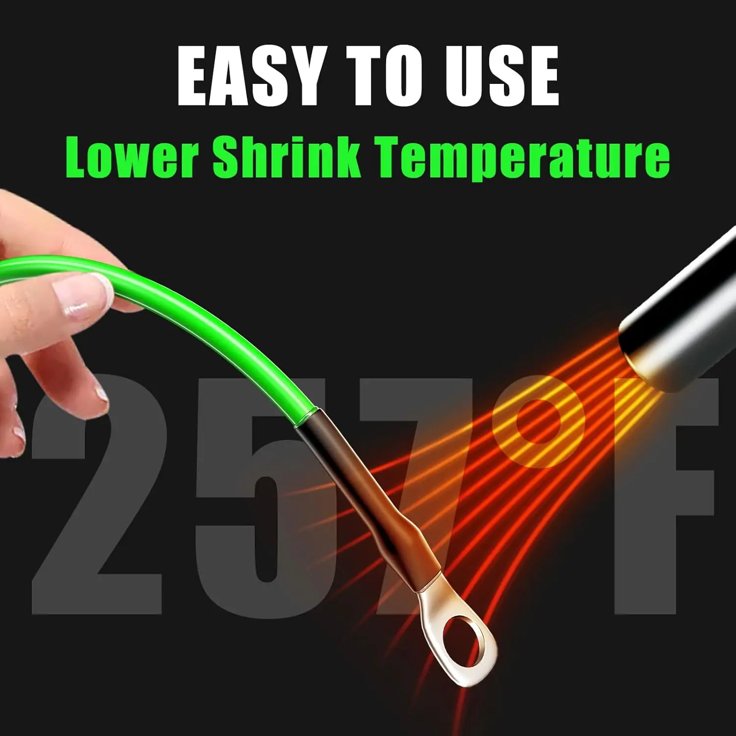 مجموعة أنابيب الانكماش الحراري المقاومة للماء 365 قطعة، أنبوب حائط مزدوج 3:1 - انكماش حراري مبطن باللصق للأسلاك - الدرجة البحرية والصناعة