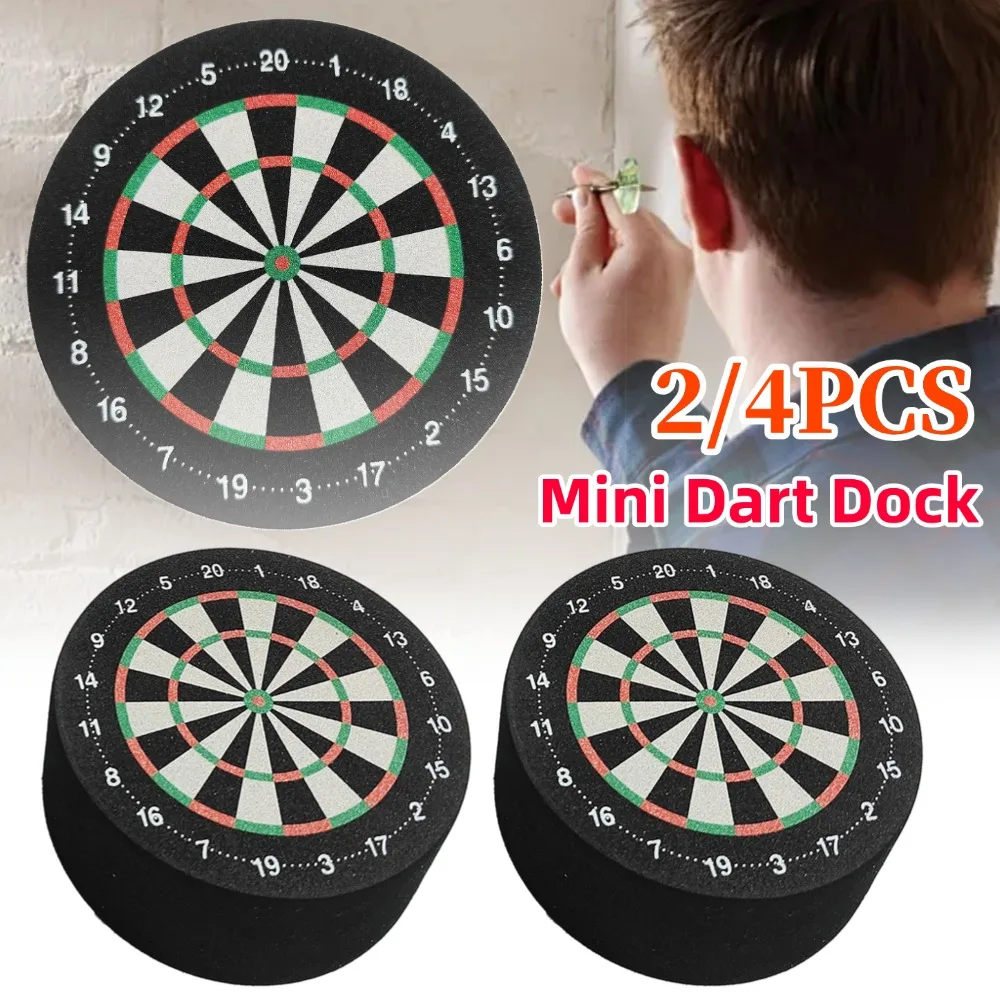 

2/4 шт. мини-базовая станция для дартса, мягкая подставка для дартса из пены EVA, дизайнерская подставка для дартса, держатель для домашних игр для семейных вечеринок