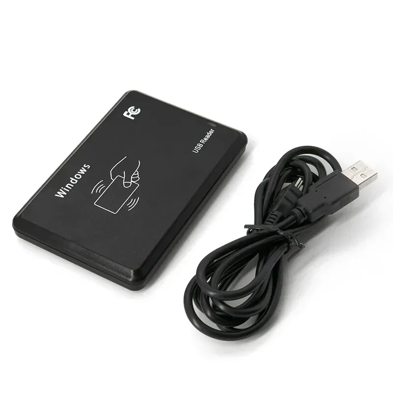 Intelligent RFID card reader 125KHz 13.56MHz ID IC dual frequency access control with USB interface encrypted programmer