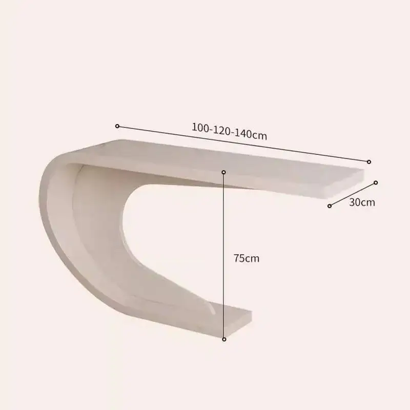 

Entryways Classic Nordic Table Cozy Glamour Simple Versatile Console Table Trendy Storage Scrivania Living Room Furniture