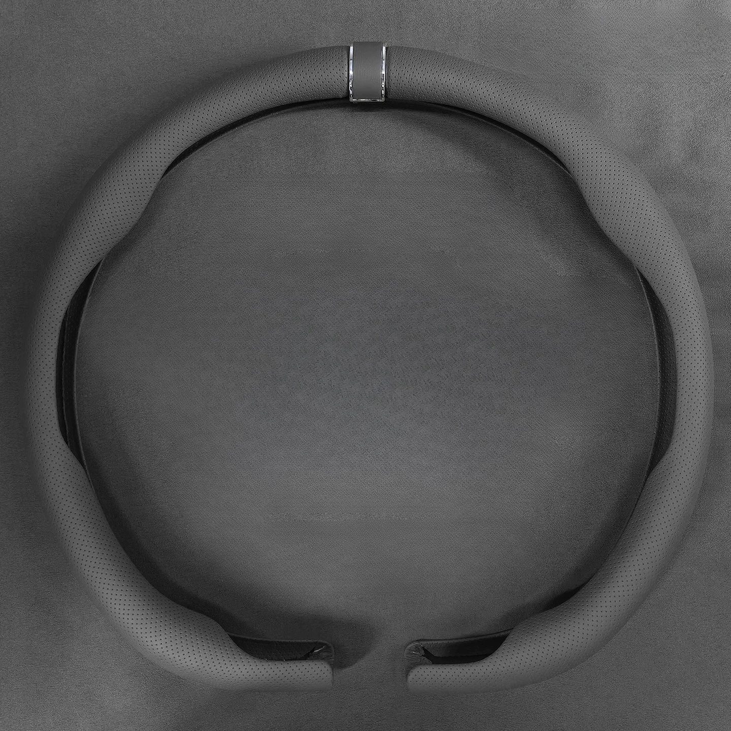 

Suitable for BYD Ti3 Ti7 Leather Hand-free Sewing Steering Wheel Cover Non-slip Four Season Universal Ultrathin