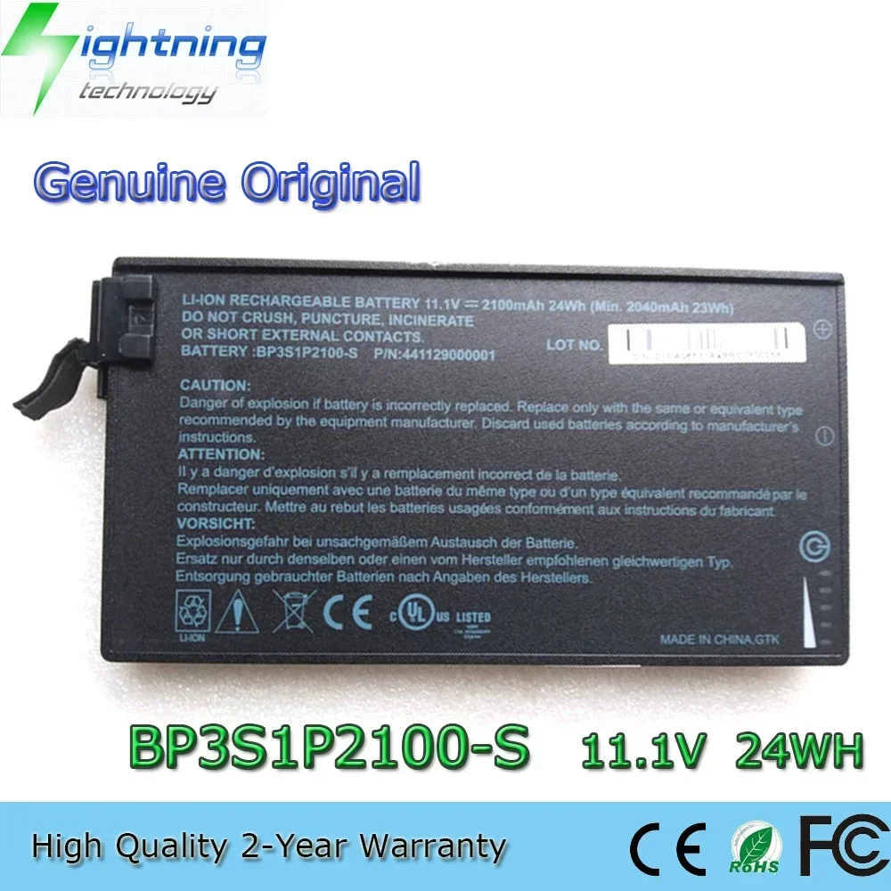 

Совершенно новый оригинальный аккумулятор для ноутбука BP3S1P2100-S 11,1 В 24 Втч для прочного ноутбука Getac V110C BP3S1P2100