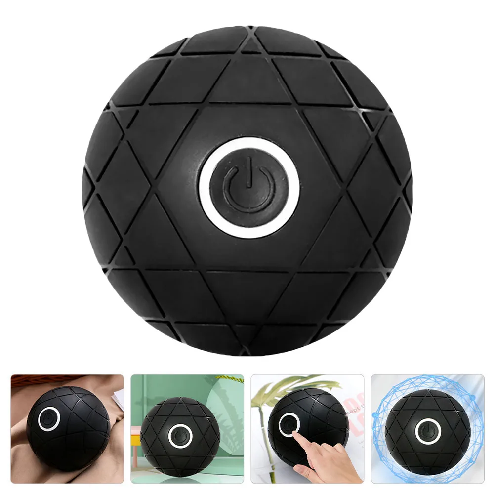 

Ball Electric Yoga Ball Roller Muscle Relaxation Black 3D Deep Tissue Massaging Rechargeable Therapy Balls
