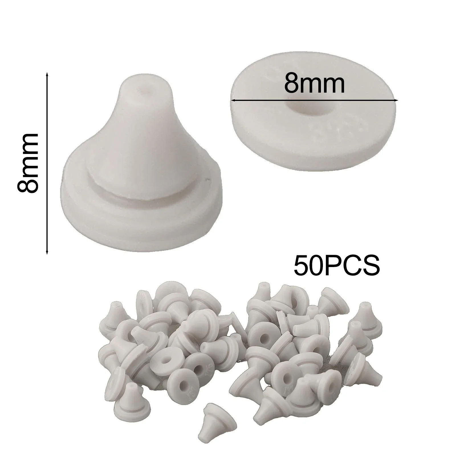 Useful Shower Head Nozzles For 4mm Opening Size Shower Head Replace Parts Silicone Spray Hole Silicone Nozzle White