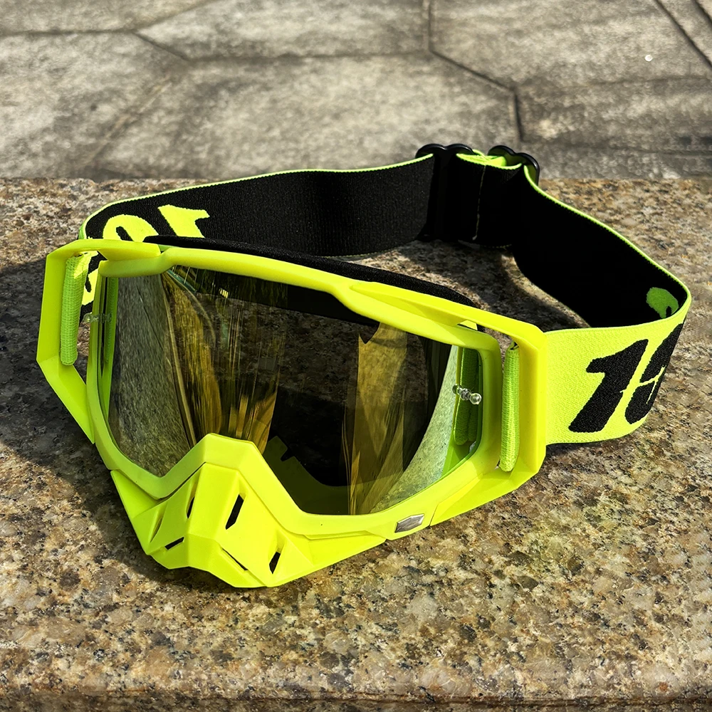 

100 Motorcycle Goggles Men Motocross Glasses Off-road Sunglasses Dirt Bike ATV Cycling Racing Goggles Protective Ski Mask