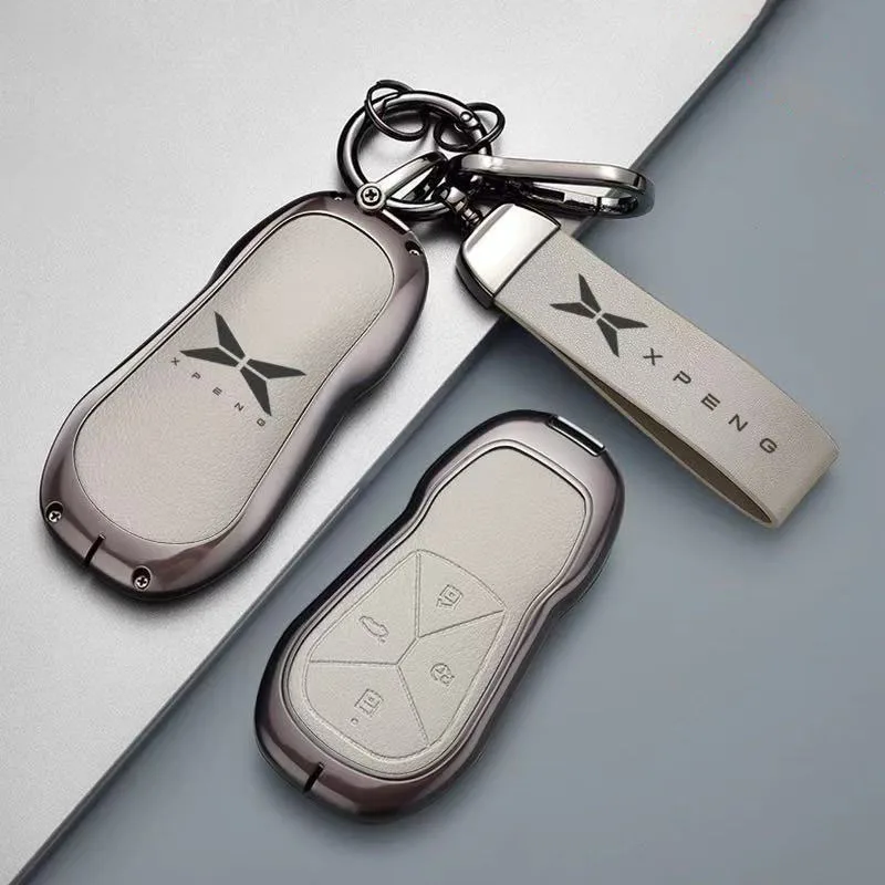 حافظة مفاتيح السيارة غطاء المفاتيح واقية قذيفة حزام اليد ل Xpeng Xiaopeng G6 G9 P5 P7 P7i الملحقات الداخلية #4