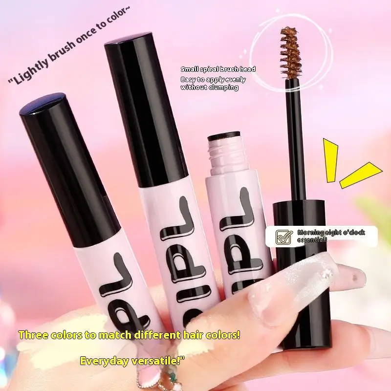 Fiber Brow Mascara Lasting Natural Eyebrow Dyeing Cream Vegan Formula Growth Thickening Eye Brow Styling Cream Eyebrow Enhancers