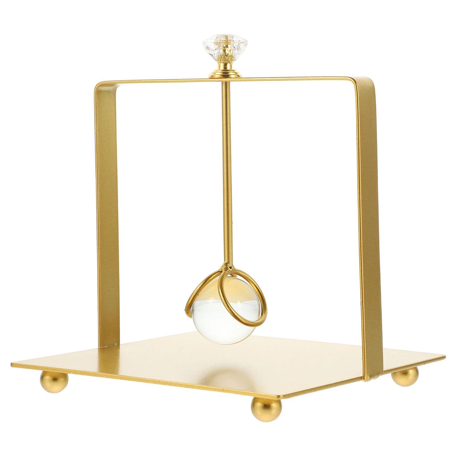 

Luxury Metal Napkin Holder Crystal Ball Gold Upright Tissue Stand Home Decor Kitchen Bar Hotel Restaurant Party Modern Style