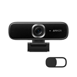 Anker PowerConf C300 Smart Full HD AI-Powered Framing & Autofocus 1080p Webcam with Noise-Cancelling Microphones Adjustable FoV