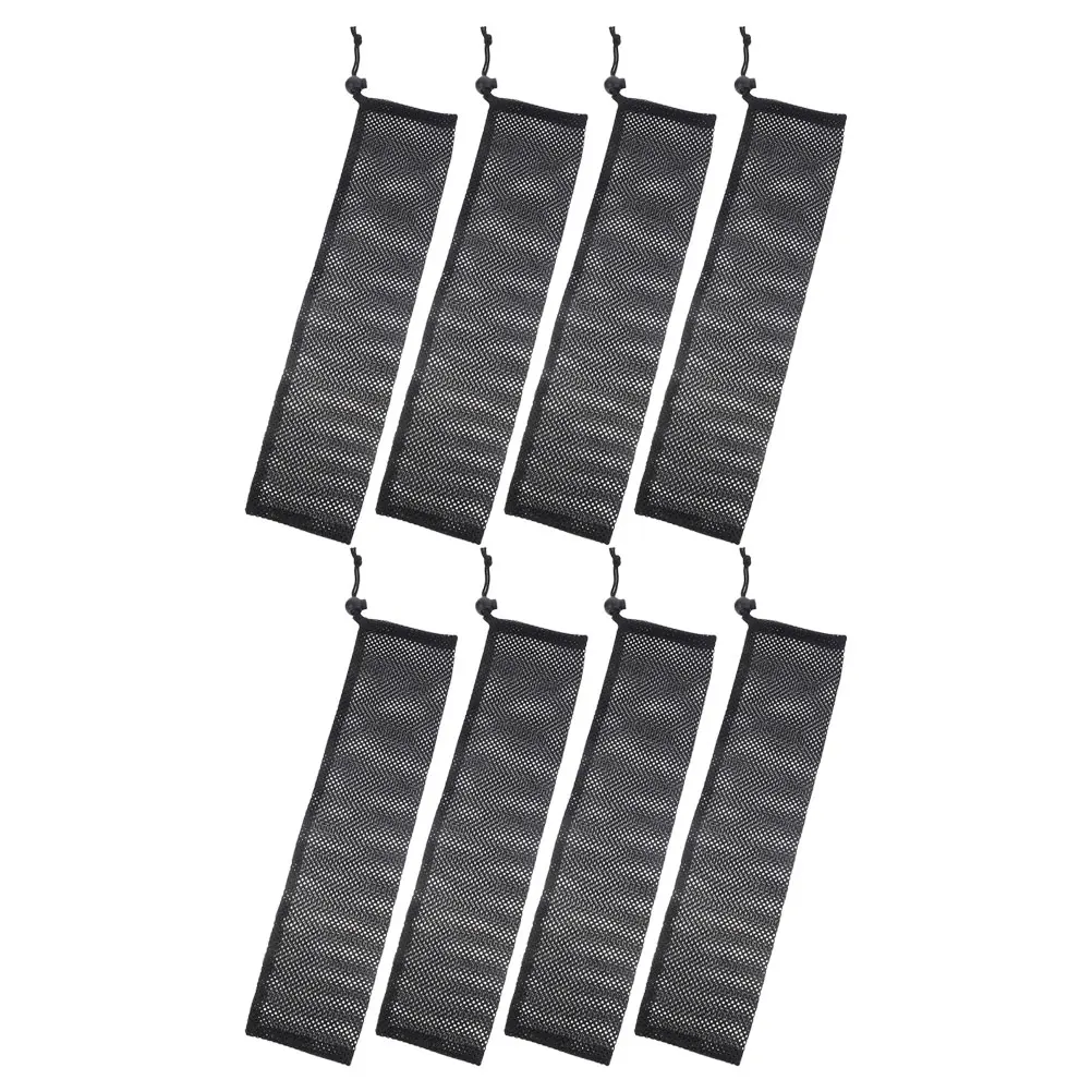 

8 Pcs Bird Feeder Mesh Bag Outdoor Hanging Drawstring Sock Durable Polyester Tear Resistant Feeding Net Practical Portable