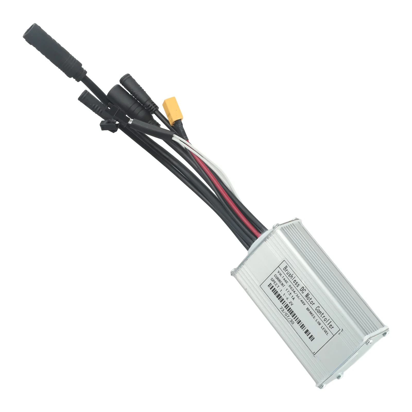 

Контроллер синусоидальный 17А для электровелосипеда, комплект для электровелосипеда 24В 36В 48В, водонепроницаемый разъем, совместим с бесщеточным двигателем