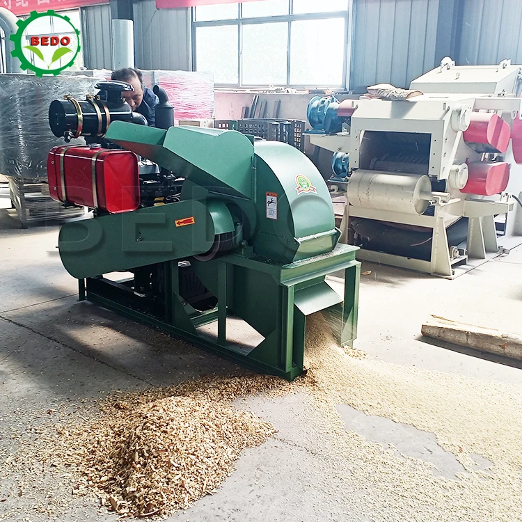 

Portable D iesel Wood Waste Crusher Wood Branches Pulverizer Sawdust Crusher Wood Powder Making Machine