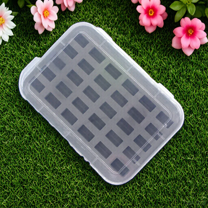 

1pc Transparent Bobbin Box Lightweight Portable Sewing Spool Container With Sponge Storage Organizer For Sewing Machine