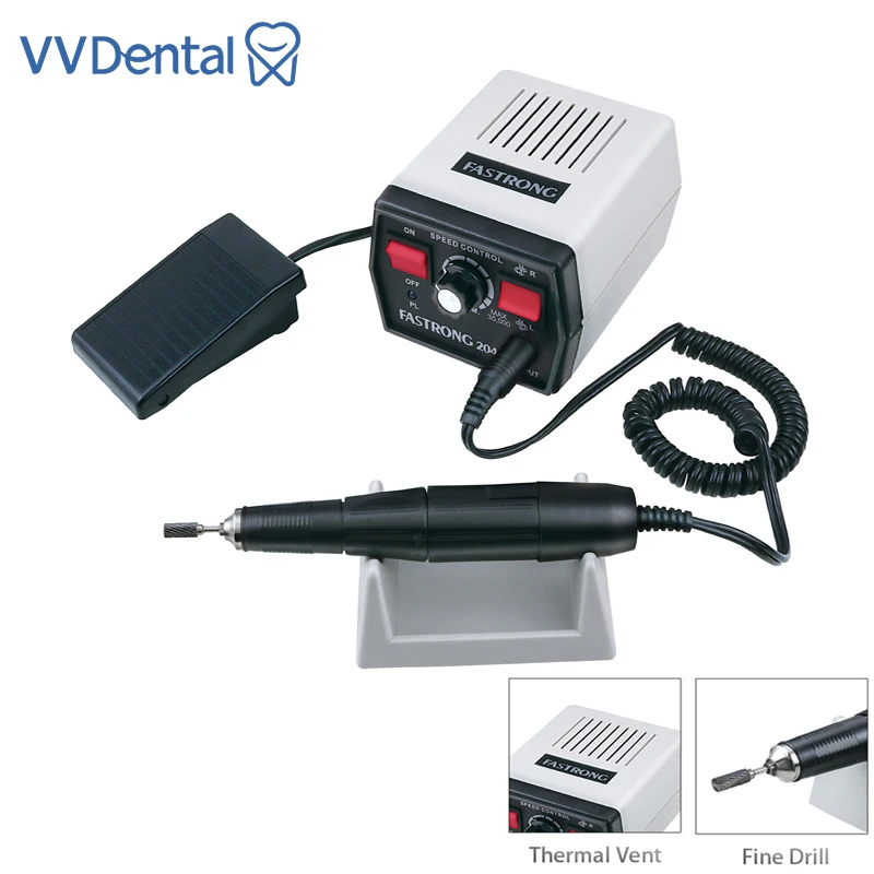 VVDental Dental Polishing Micro Motor 35000 RPM Lab Motor Mini Clinic Eletric Polishing Micromotor Dentistry Equipment Tools