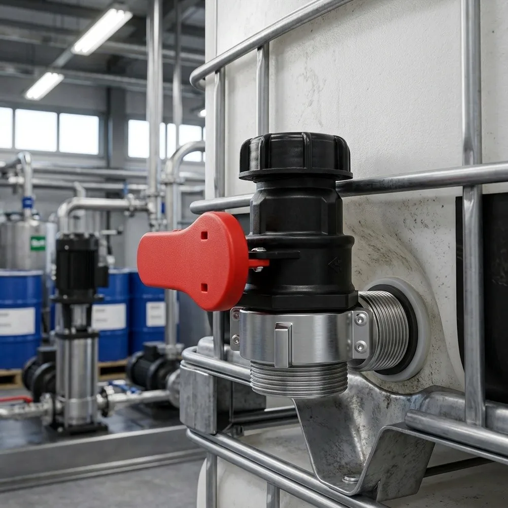 For Safe Liquid Transfer S75x6 NPT Connector Coarse Thread Adapter As Shown S75x6 Thread Design 2.95 Inch Diameter