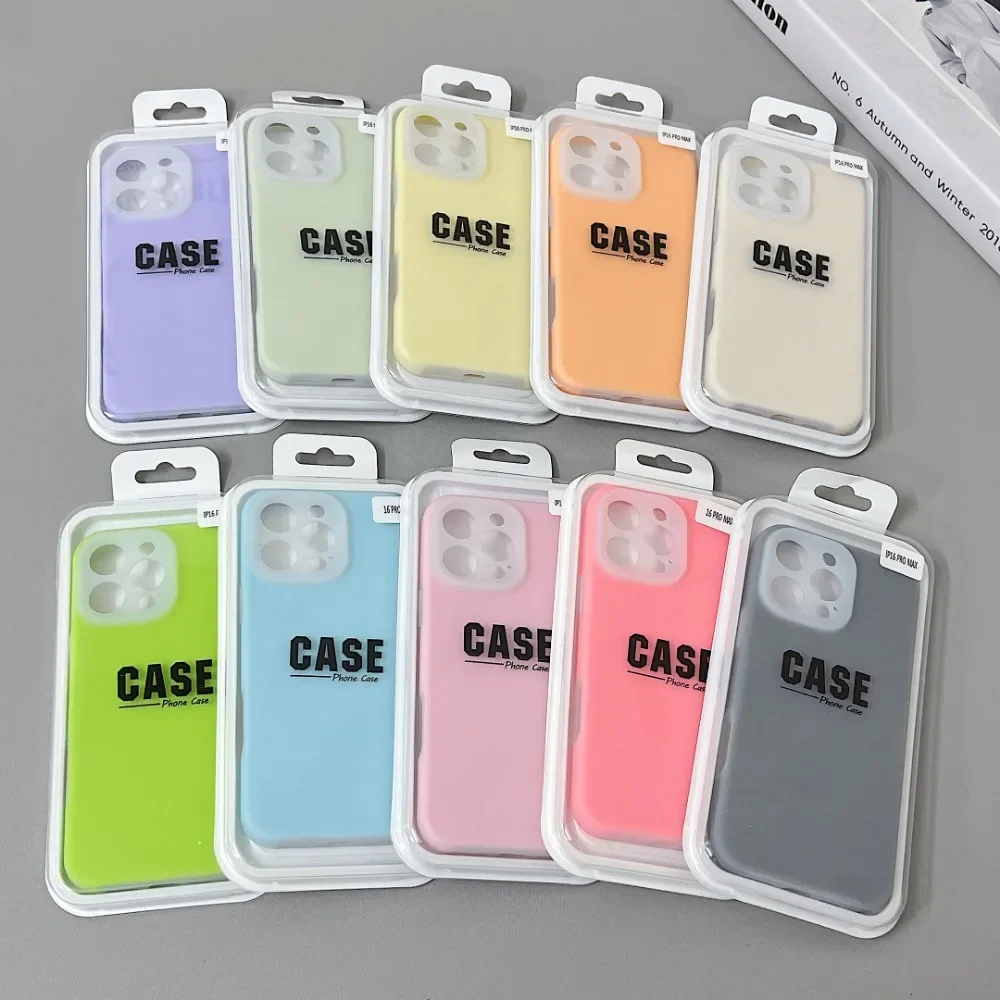

Luxury Original Liquid Silicone Phone Cases for IPhone 17 Air 16 Plus 16E 15 Pro Max 14 13 12 11 Official Style Protective Cover