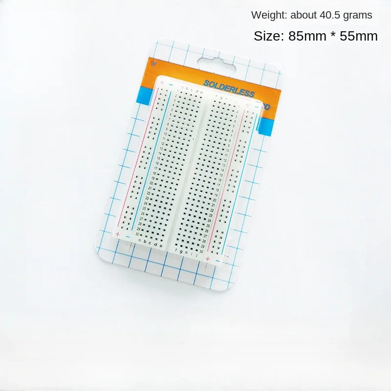 5PCS 400 hole high-quality breadboard/mini small noodle breadboard/experimental board circuit board with 65 connecting wires
