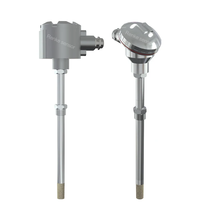 Industrial Stainless Steel Duct Type Sensor 120C High Temperature Sensor with Multi Probes