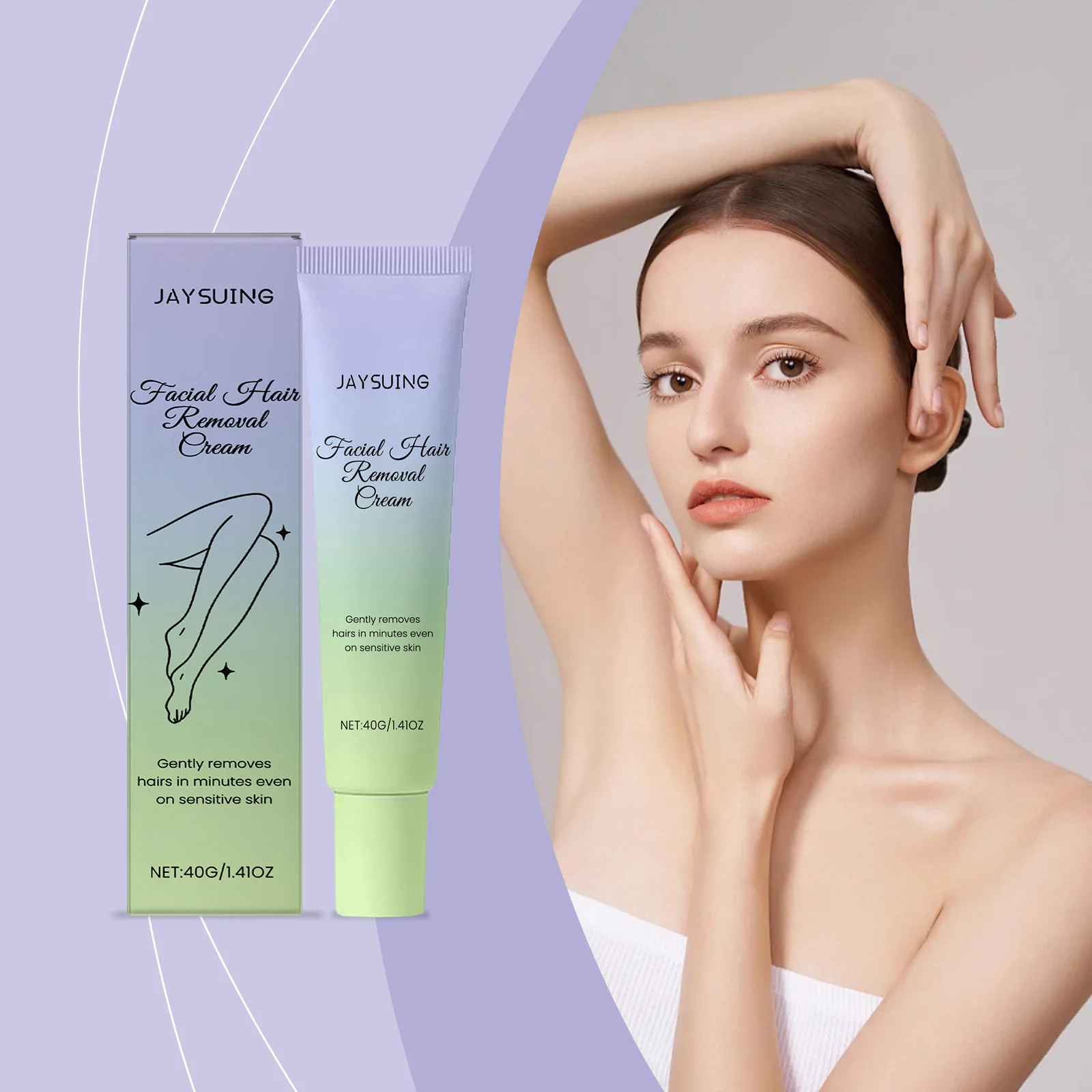 

Крем для депиляции тела, нежное удаление ног, рук, частные волосы, успокаивает кожу, уменьшает покраснение, раздражение, безболезненный ингибитор роста волос