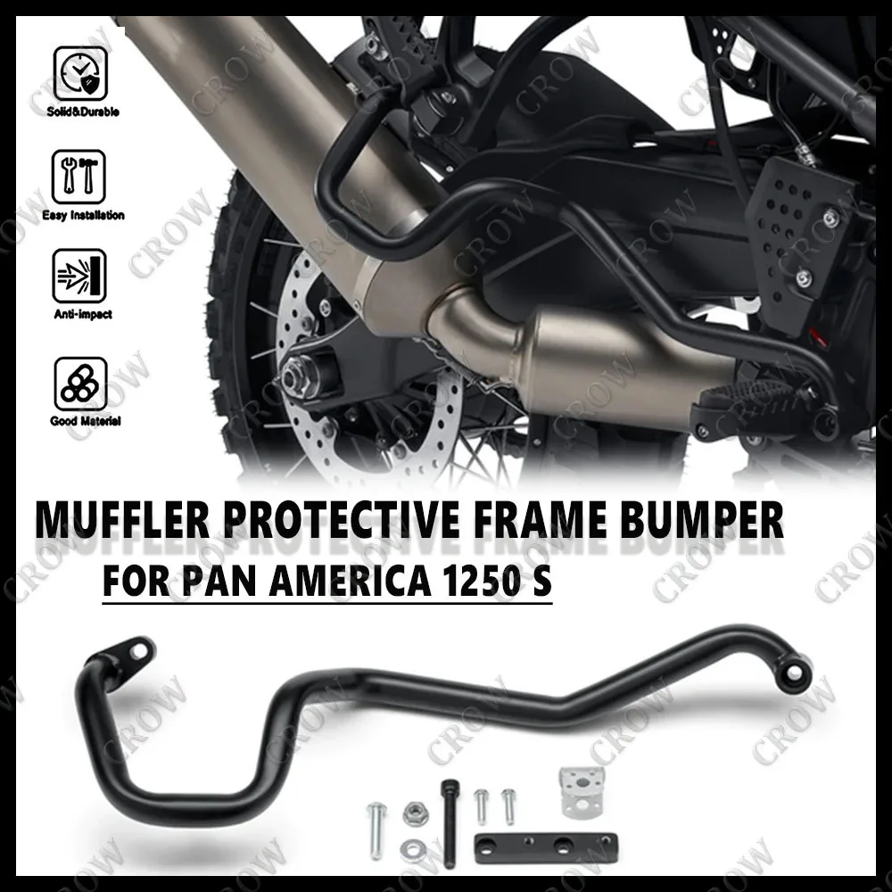 

1250 S New Motorcycle Muffler Guard Frame Bumper For PAN AMERICA 1250 S PA1250 S PANAMERICA 1250 2021 2020