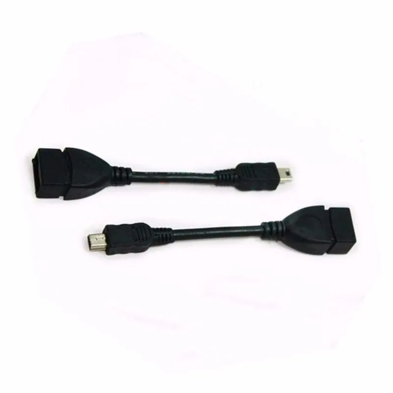 Cavo dati OTG V3 Port Mini Test prima di inviare adattatore cavo USB A femmina A Mini USB B maschio 5P per Tablet Audio per auto per MP3 MP4