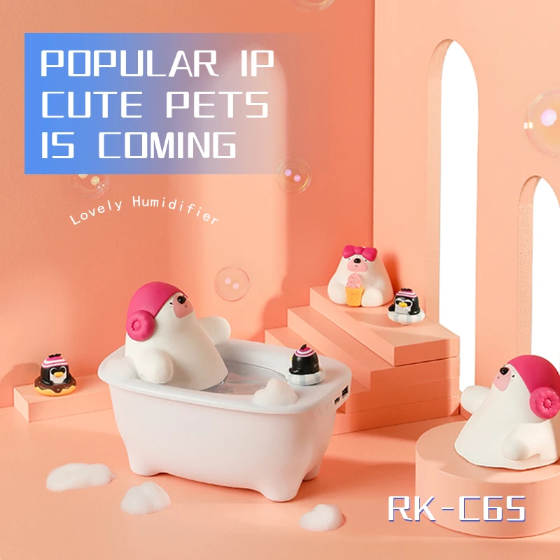 Creative USB Humidifier Mini Ultrasonic เครื่องฟอกอากาศ Led Usb น้ำมันหอมระเหย Diffuser เครื่องฟอกอากาศ Aroma Anion Mist