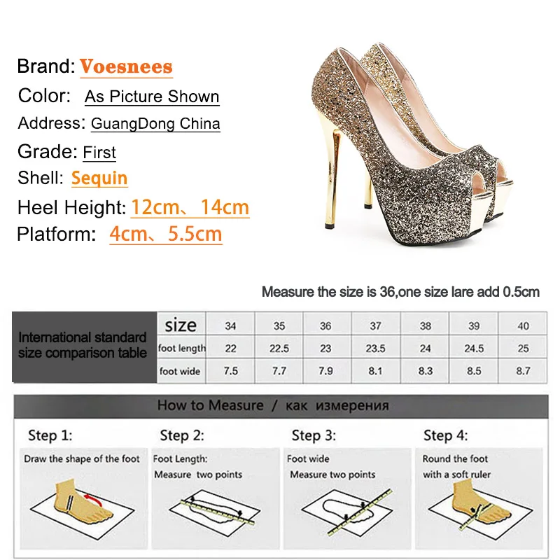 Fashion Sequin Fish Mouth High Heels With Gradient Color Trend Women\'s Shoes European And American Sexy Thin Heels Single Pumps