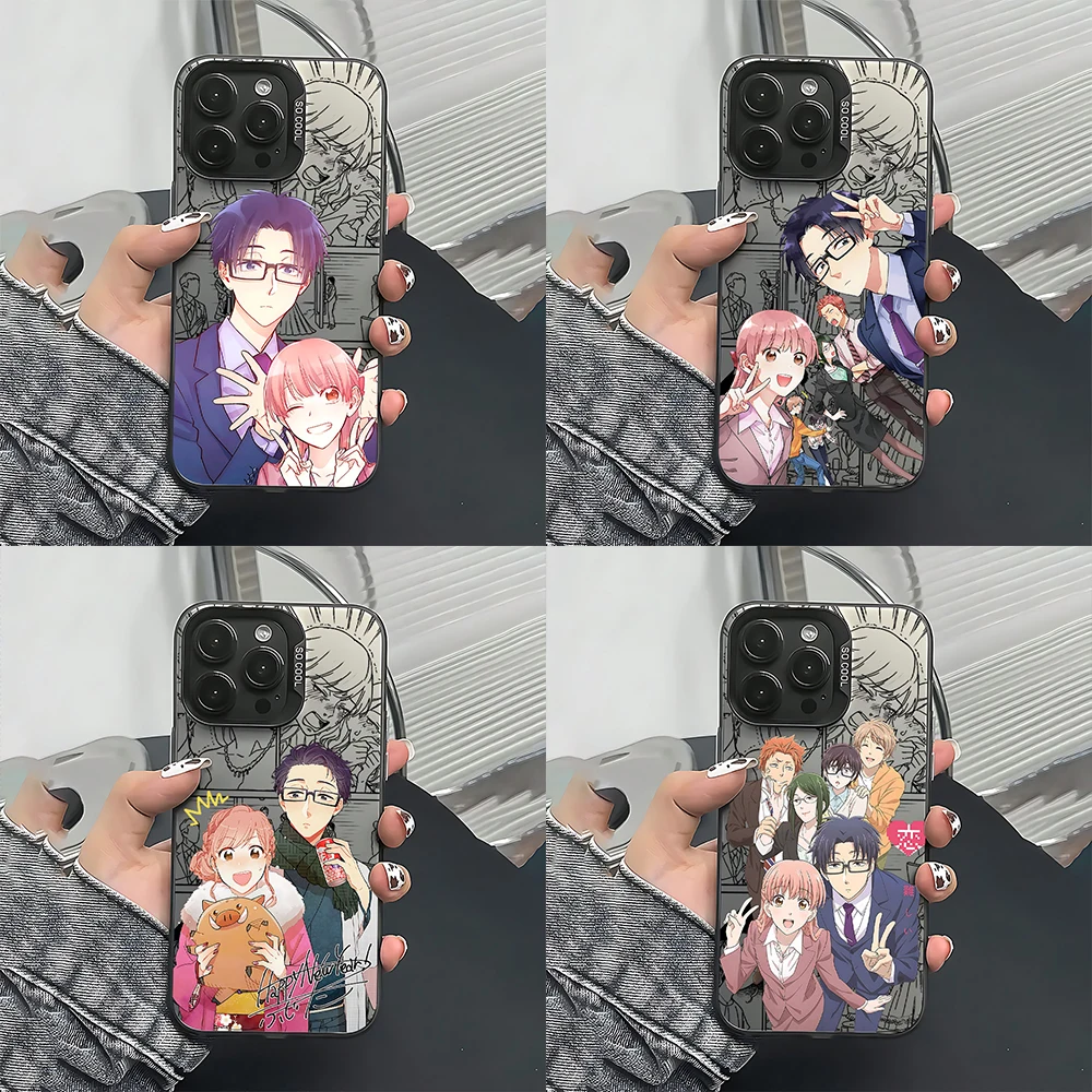 Love Is Hard for Otakus Phone Case for Samsung Galaxy S26 S25 S24 S23 S22 S21 Note20 FE Ultra Edge Plus 4G 5G Anti Fall Matte