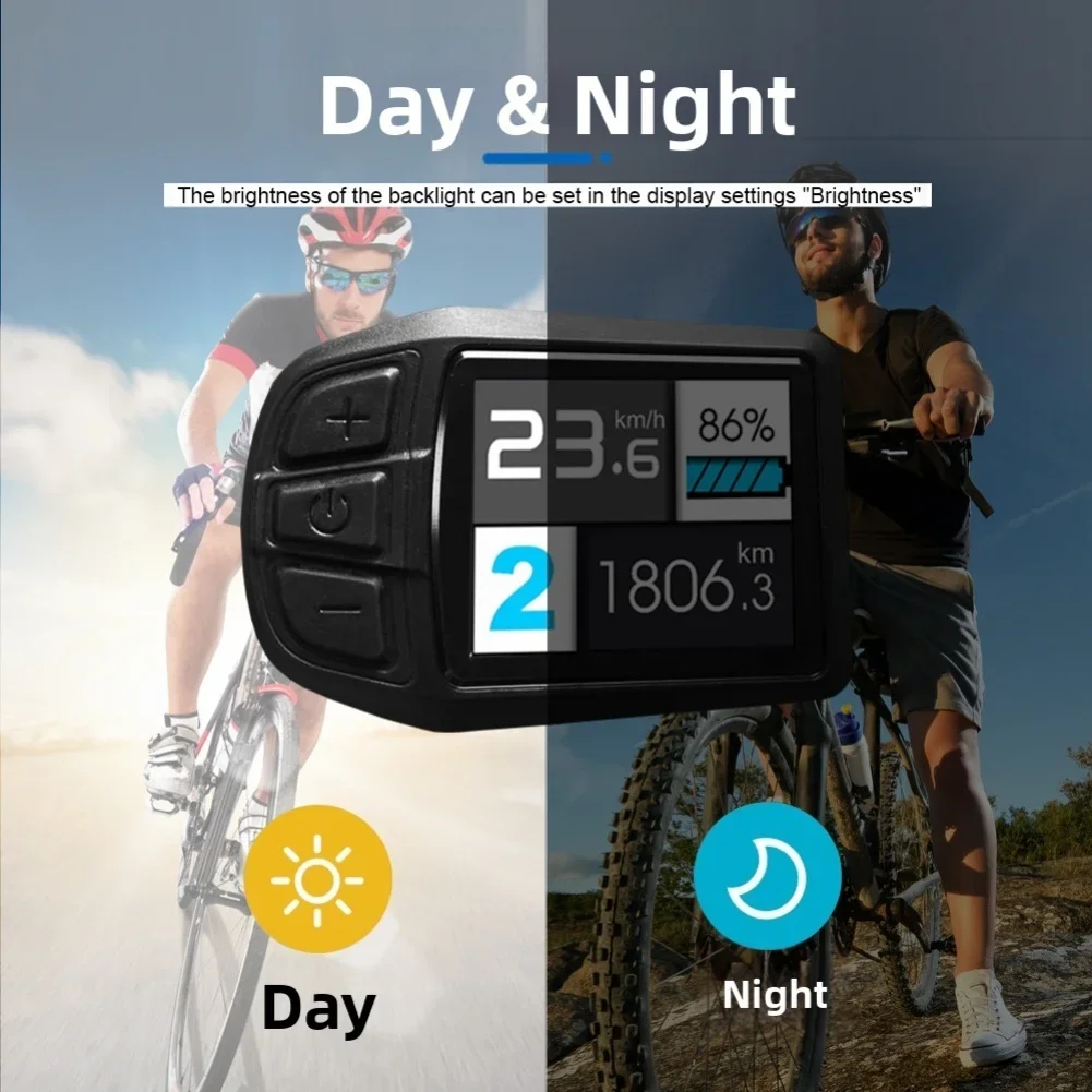 

Водонепроницаемый цветной дисплей для электровелосипеда с 5-контактным разъемом, поддерживает протокол OMD No2, 24В 52В