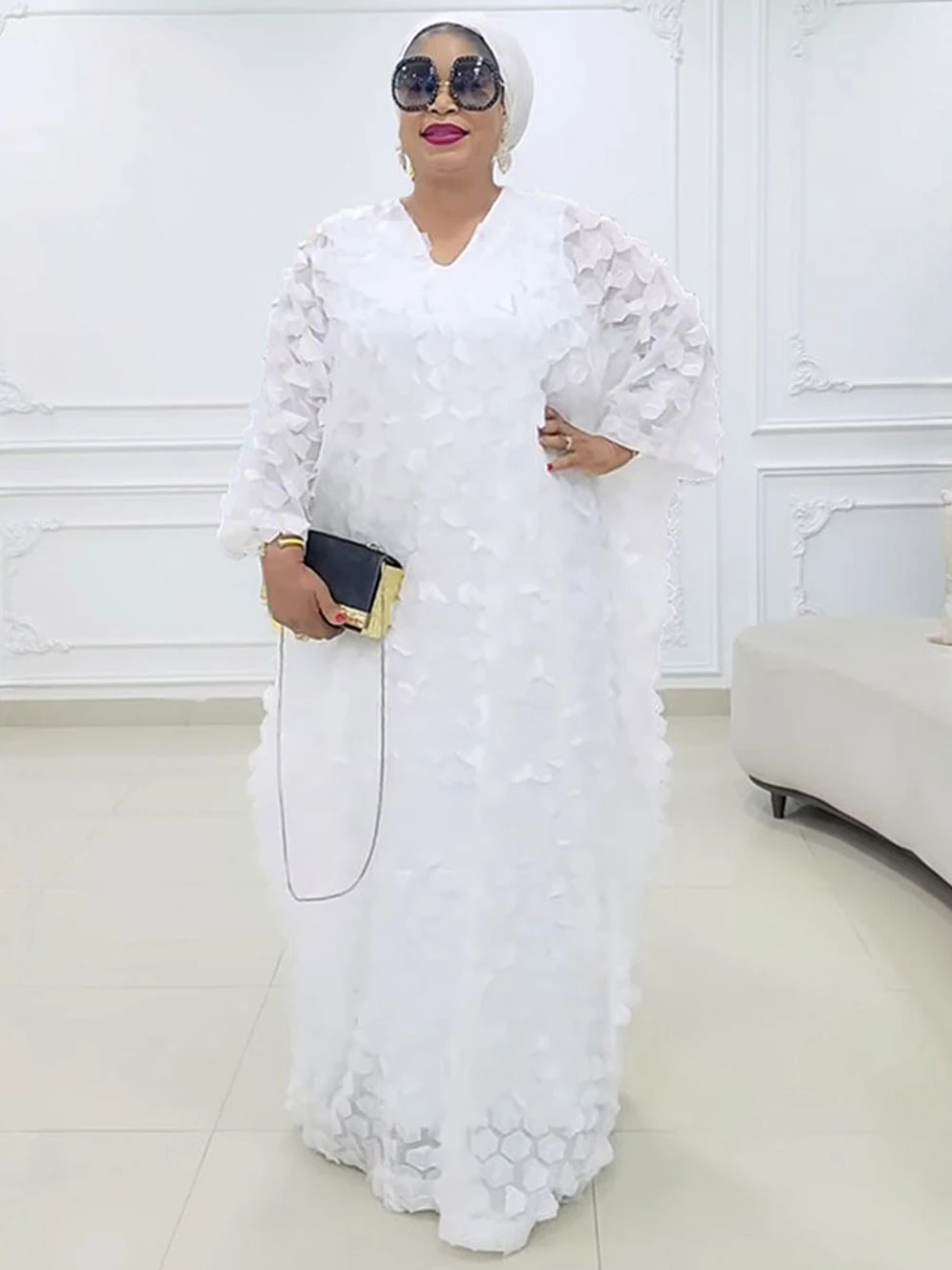 

Традиционные африканские платья для женщин, вечернее платье больших размеров, африканская одежда, шифоновое платье Дашики, Дубай, Турция, хиджаб, Абая