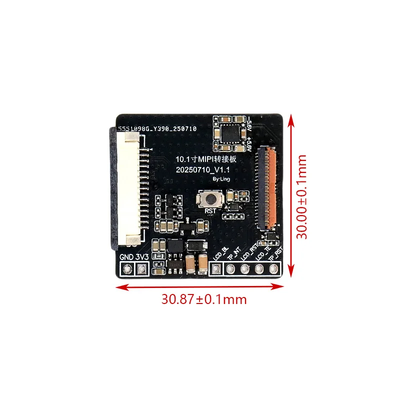 10.1 インチ MIPI から RGB/TTL TFT LCD カラー スクリーン コンバーター アダプター ボード MIPI インターフェイス コンバーター ボード